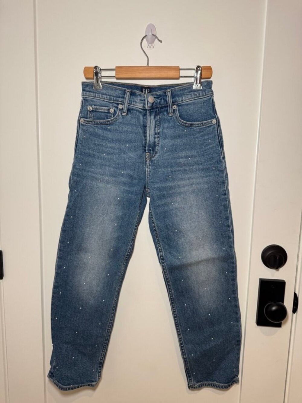 Gap Cheeky Straight Mid Wash Jeans Size 25 Petite